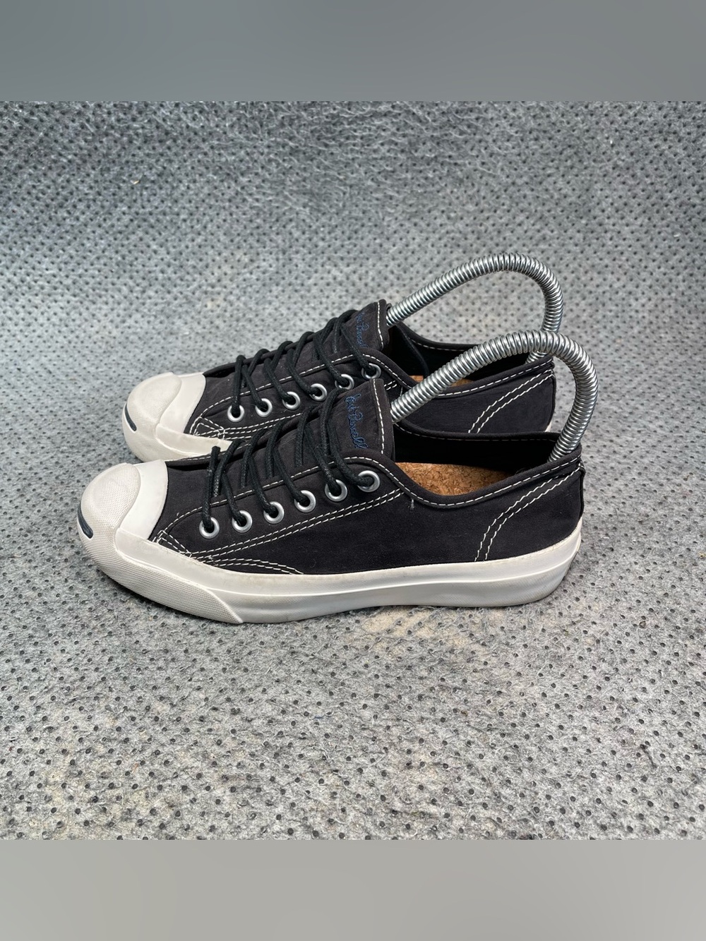 Converse Jack Purcell Black Canvas Shoes Size 5 Women’s